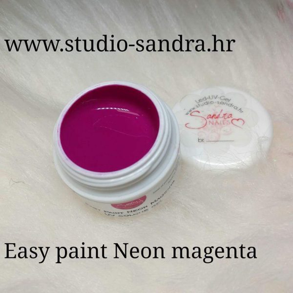 Neon Magenta Easy Paint UV colour gel Sandra Nails (Kopiraj)